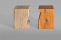 Massiver Hocker aus Holz - Massivholzhocker Pfeife von vitamin design Hocker Pfeife