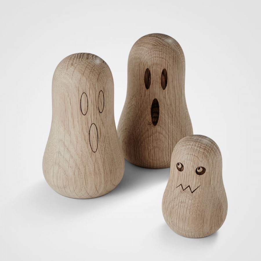Deko-Figuren GHOSTS aus Holz - Online Shop