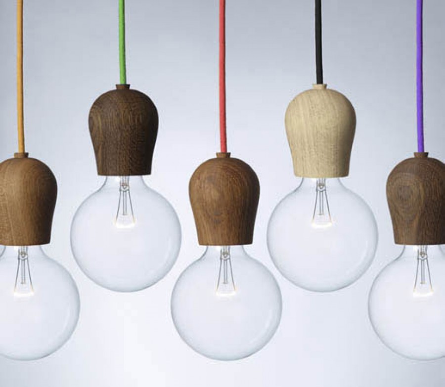 Glühbirne als Lampe - die minimalistische Lampe Bright Sprout