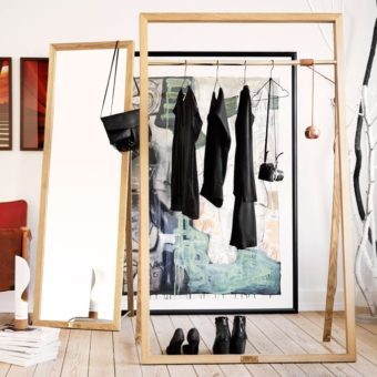 FRAMED RACK Garderobe aus Holz von Nordic Tales 
