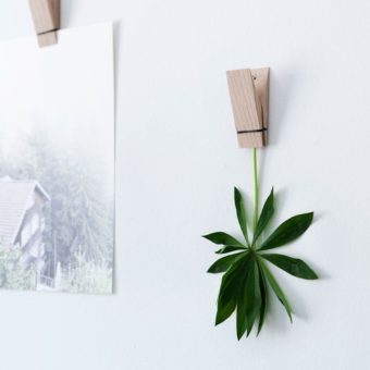 Holzklammern PINCH von Moebe als Notizhalter aus Holz