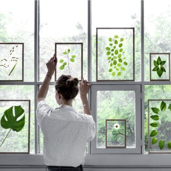 Holz-Glas-Bilderrahmen FRAME von Moebe 