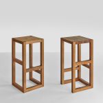 Der Barhocker STEP von vitamin design - hier in der Variante Asteiche, geölt vitamin design STEP - Barhocker modern aus Asteiche, geölt