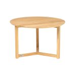 Garten Couchtischs MANON von Traditional Teak mit 70 cm Durchmesser runder Garten Couchtisch aus Holz 70cm MANON von Traditional Teak
