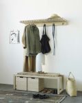 Wandgarderobe mit Hutablage - CUTTER und CUTTER BENCH von Skagerak
