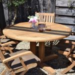 WILLIAM von Traditional Teak Gartentisch rund
