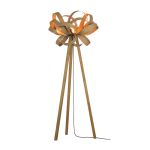 Die außergewöhnliche Stehleuchte SKIPPER von Tom Raffield aus Eichenholz Stehleuchte SKIPPER von Tom Raffield Stehleuchte Tripod in Eiche