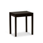 Sitzhocker aus Eiche in schwarz gebeizt LIGHTWEIGHT STOOL von FORM & REFINE