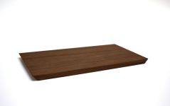 Servierbrett klein Frühstücksbrett aus Holz in Eiche geräuchert von Raumgestalt