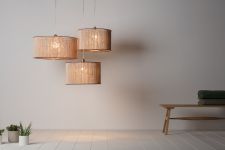 Designer-Pendelleuchten in runder Form - CAGE PENDANT LIGHT von Tom Raffield