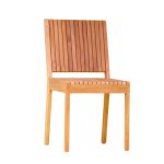 Hochwertiger Gartenstuhl SAMOA aus Trees4Trees-zertifiziertem Teakholz von Jan Kurtz Teakholz Stuhl für den Garten - SAMOA von Jan Kurtz