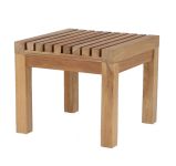 Kleiner Beistelltisch NICE von Jan Kurtz aus Teakholz für Garten, Terrasse und Balkon Garten Beistelltisch aus Holz in Teak von Jan Kurtz