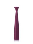 Kerzenständer BLOSSOM ROSE aus Holz in Buche, deep purple lackiert von applicata Kerzenständer aus Holz in Deep Purple - BLOSSOM ROSE von applicata