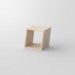 Das Massivholz-Regal PISA von vitamin design in der Variante Eiche gekalkt 1 x 1 Holzregal Raumteiler in Eiche gekalkt 1x1 PISA von vitamin design