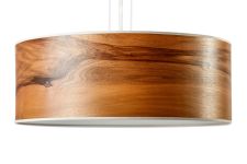 Esstisch Hängelampe in Europäischer Nussbaum DISCUS von LeuchtNatur