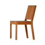 Seitenansicht des hochwertigen Gartenstuhls SAMOA aus Trees4Trees-zertifiziertem Teakholz von Jan Kurtz Teakholz Gartenstuhl SAMOA von Jan Kurtz