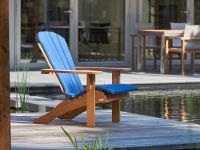 Traditional Teak - SIENNA BEACH MOSAIC Adirondack Gartensessel aus Holz in Teak