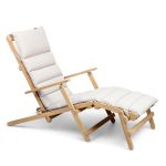 BM5565 Teak Deck Chair extended von Carl Hansen and Son Deck Chair aus Teakholz 