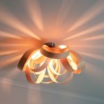 Tom Raffield SKIPPER SMALL FLUSH CEILING LIGHT Deckenleuchte aus Esche