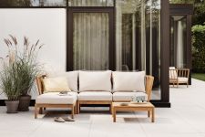 Outdoor Loungetisch niedrig - Tradition Lounge Table Low 27 von Skagerak by Fritz Hansen