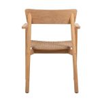 Rückansicht des Outdoor Armlehnstuhls CARMEN DINING CHAIR von Traditional Teak 