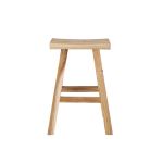 Massivholz Barhocker in 62cm - CURVE von Jan Kurtz