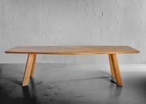 Massivholz Esstisch in Eiche geölt RHOMBI von vitamin design