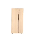 moderner Beistelltisch aus Eiche massiv 40 cm mit Riss LUKAS von Jan Kurtz