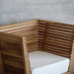 Auf dem bequemen Gartensessel WILLIAM ist es leicht Ruhe und Entspannung zu finden  Gartensessel Holz WILLIAM von Jan Kurtz