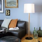 MIYU 140 von maigrau - Stehlampe mit Schirm in weiß