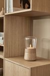 moderne Dekoleuchte aus Holz und Glas - SPINN CANDLE LED von Andersen Furniture 