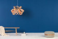 Große Design Hängeleuchte aus Holzfurnier - SKIPPER large 80 cm von Tom Raffield