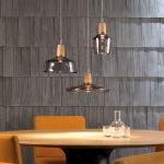 INDUSTRIAL von dreizehngrad - Cluster Pendelleuchte aus Glas und Holz