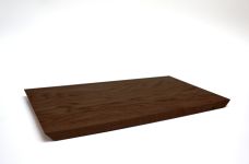 modernes Brett aus Holz, mittel in Eiche, geräuchert - KÜCHENBRETTER AUS EICHE von Raumgestalt