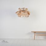 SKIPPER 80cm von Tom Raffield große Hängeleuchte in Esche