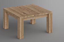 massiver Holz-Couchtisch CUBUS von vitamin design