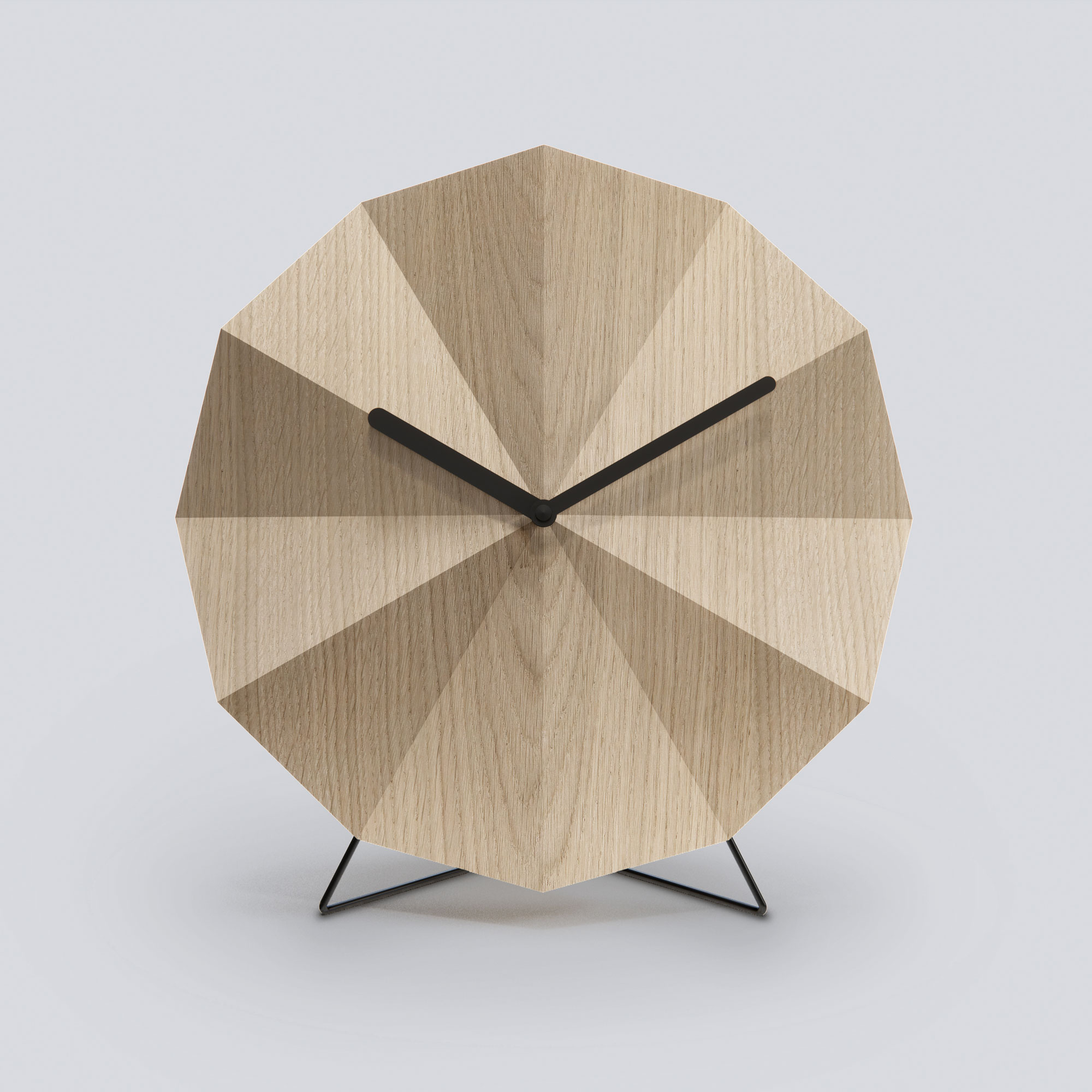 Designer Tischuhr DELTA CLOCK von LAWA DESIGN