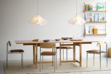 Hängeleuchte aus Papier - SINUATE PENDANT von MOEBE