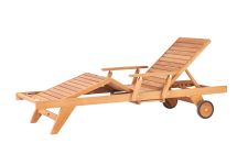 Relaxliege und Gartenliege LEAH von Traditional Teak