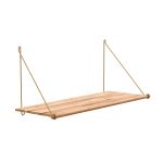 Hängendes Regal LOOP SHELF mit Wandhalterung aus Messing hängendes Regal LOOP SHELF mit Wandhalterung aus Messing