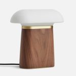 Nova Table Lamp von Woud Tischleuchte aus Holz und Glas