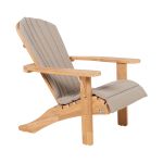 Adirondack Gartensessel aus Holz mit Auflage - SIENNA BEACH MOSAIC von Traditional Teak