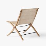 Sessel aus Eichenholz und Rattan X HM10 von &tradition