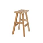 CURVE von Jan Kurtz - Massivholz Barhocker aus Teak