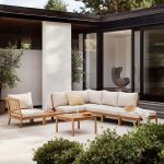Das Outdoor Loungesofa lässt sich durch weitere Module der Traditionserie von Skagerak by Fritz Hansen erweitern  Tradition Skagerak by Fritz Hansen Outdoor Loungesofa
