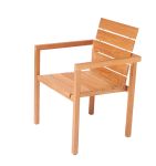 MAXIMA von Traditional Teak - Designer Stuhl aus massivem Holz