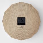 LAWA DESIGN - DELTA CLOCK Designer Wanduhr aus Holz in Eiche