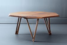 Designer Couchtisch SOFABORD aus Nussbaumholz von Noyer  Designer Couchtisch aus Holz in Nussbaum - SOFABORD von Noyer