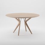 Runder Esstisch LAKRI ROUND aus Massivholz von Artisan Massivholz Esstisch rund - LAKRI ROUND TABLE von Artisan