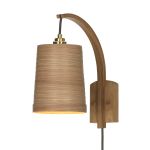 Moderne Wandleuchte mit Schirm von Tom Raffield - STEM WALL LIGHT 